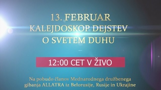 Napovednik: KALEJDOSKOP DEJSTEV 7 »O SVETEM DUHU«   13. februar 2021