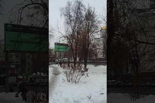 Электрический столб упал на женщину