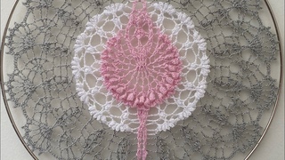Crochet mandala BALLERINA   Rows 16-19