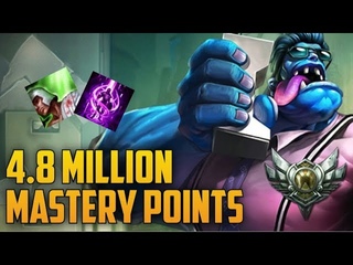 SILVER 5 DR. MUNDO 4,800,000 MASTERY POINTS- Spectate Highest Mastery Points on DR. Mundo