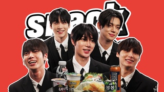 K-Pop Stars Tomorrow X Together Try British Snacks For The First Time | Snack Wars