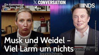 Musk und Weidel  Viel Lrm um nichts | Jens Berger | NDS