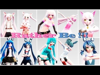 -MMD x FNAF- Rather Be