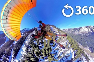 Speed Flying 360 Video Crystal Mountain