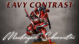 Can you paint Chrome NMM using CONTRAST PAINTS - Mechazoid Sokorentai @CorvusBelliOfficial