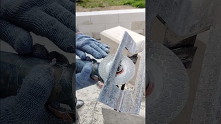 Строительство бани со снятой фаской пеноблока #стройка #баня #строюсам