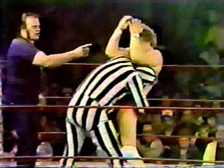 The Convict bearhugs Curt Hennig 3:25