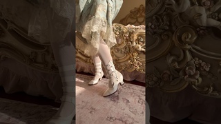 A Royal Dream 👑✨( Gifted) Styling the Edwardian Button Boots from @AmericanDuchess1 #princesscore