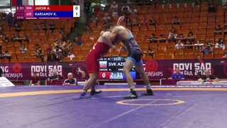 97 kg _ Adam JAKSIK (SVK)  Khetag KARSANOV (AZE) _ 1/8 final