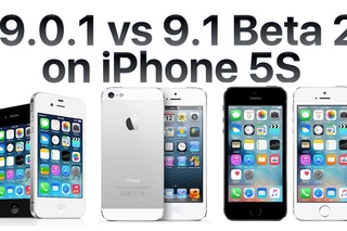 iPhone 5S OS 9.1 Beta 2 vs iOS