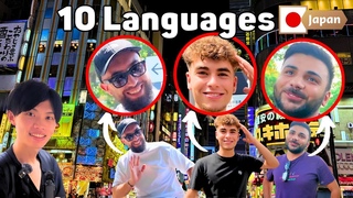 Japanese Polyglot SUDDENLY Speaks Everyone's Native Language in Tokyo!
