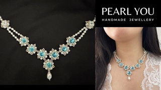 Gorgeous! Ocean Story Pearl Necklace, How to bead the jewelry at home, 2024 New Design by PEARL YOU