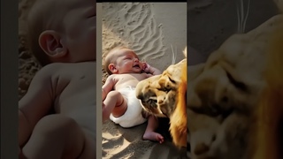Царь Зверей и маленький Принц! #lion#cat #cute #cat lover #puppy #cutecat #funny cats