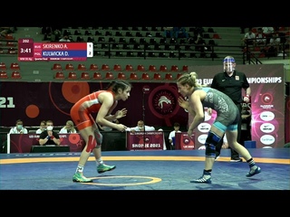 1/4 WW - 55 kg: A. SKIRENKO (RUS) v. D. KULWICKA (POL)