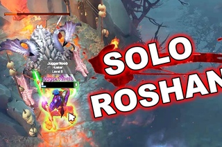 Dota 2 Tricks: Solo Roshan !
