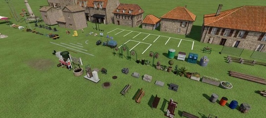Farming simulator 22 объекты. Декор для ФС 19. Farming Simulator 22 здания. ФС 22 моды декоративные объекты. Мод Prefab.