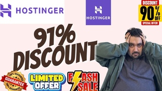 Amazing Hostinger Hosting Discount 2024 : Get 91% OFF Coupon!