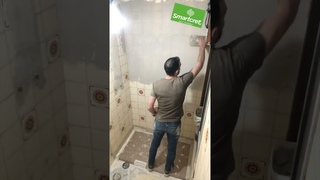 🔥 Transformación de Baño Antiguo y Anticuado: Aplicación de Microcemento sobre Azulejos #reforma