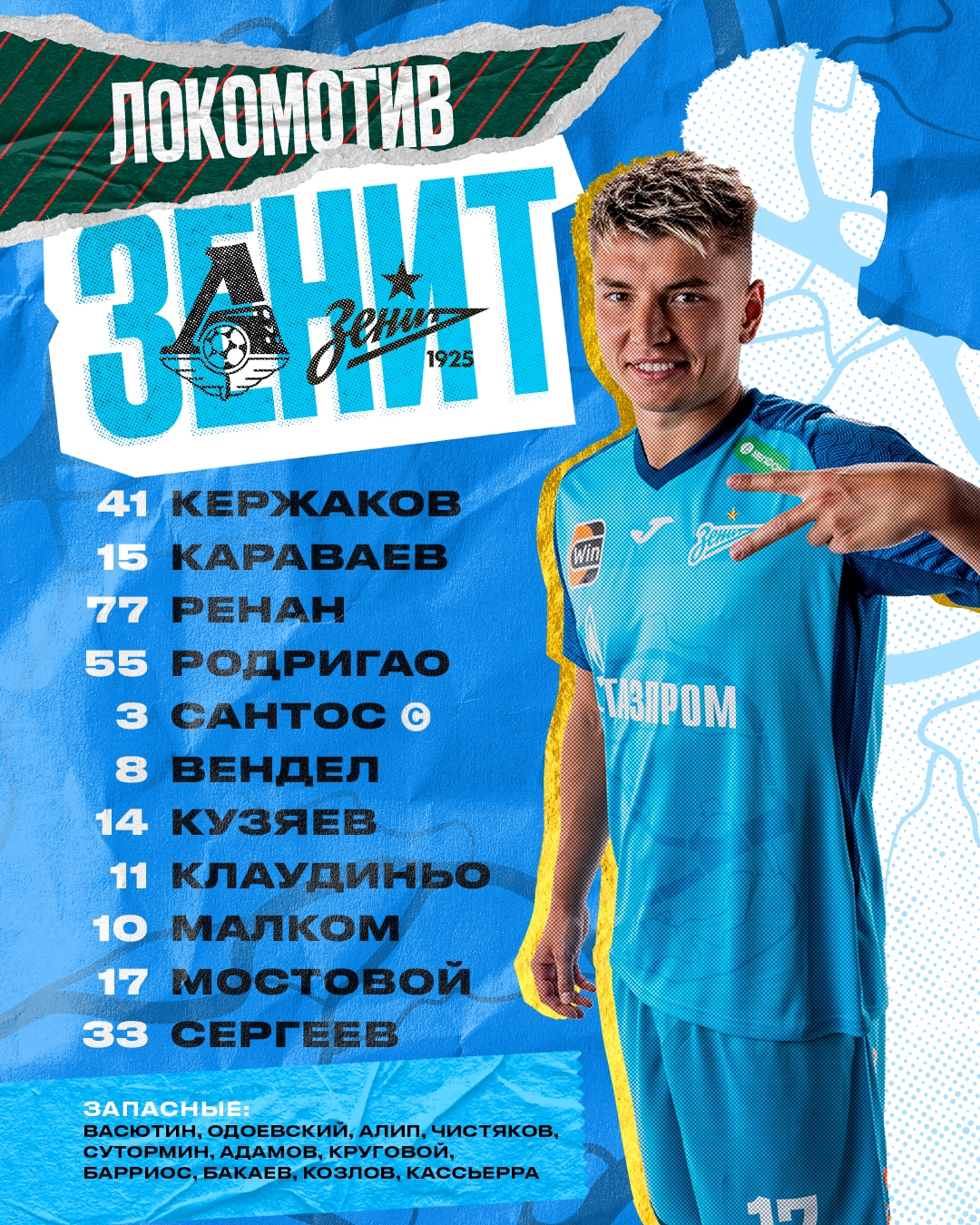 футбольный клуб зенит состав