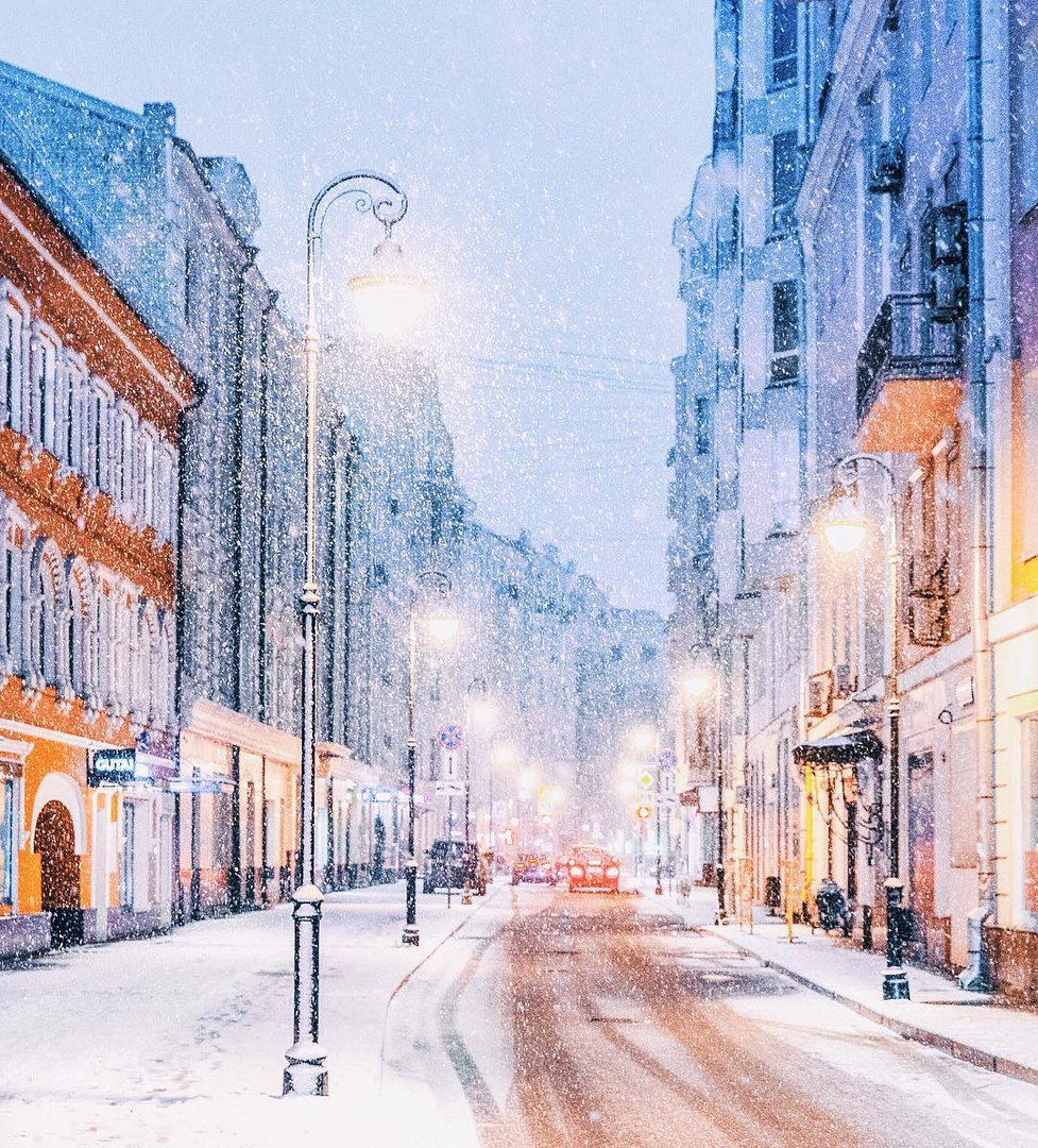 Москва зимой пейзаж Москва зимой пейзаж