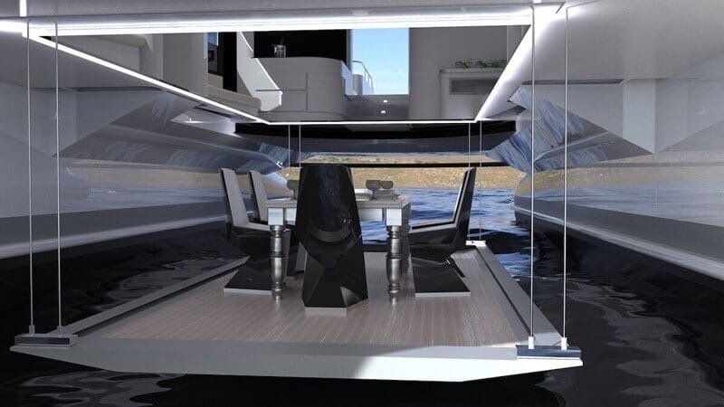 «Камбаран»- это катамаран будущего,на котором можно передвигаться по воде и по суше.