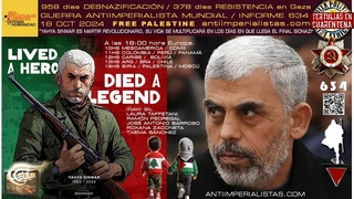 YAHYA SINWAR ES MARTIR, SU VIDA SE MULTIPLICAR POR MIL EN LOS DAS EN QUE LLEGA EL FINAL SIONAZI