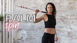 Bo Staff | How to do the Palm Spin | Chloe Bruce Academy