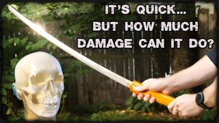 How Dangerous are Kendo Strikes with a Sharp Katana