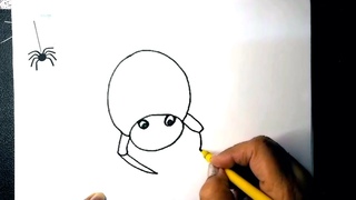 How to Draw a Spider Easy Step by Step