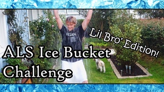 ALS Ice Bucket Challenge (Lil Bro’ Edition!)  feat. Slow motion epicness!