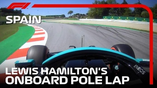 Lewis Hamilton’s Onboard Pole Lap | 2021 Spanish Grand Prix | Pirelli