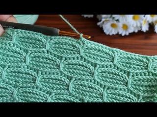 Wow!. Amazing crocheted baby blanket cardigan vest knitting model explanation-Harika ok kolay rg